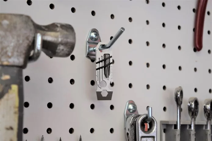 The EverRatchet multitool is designed more time in a pocket than hung on a wall