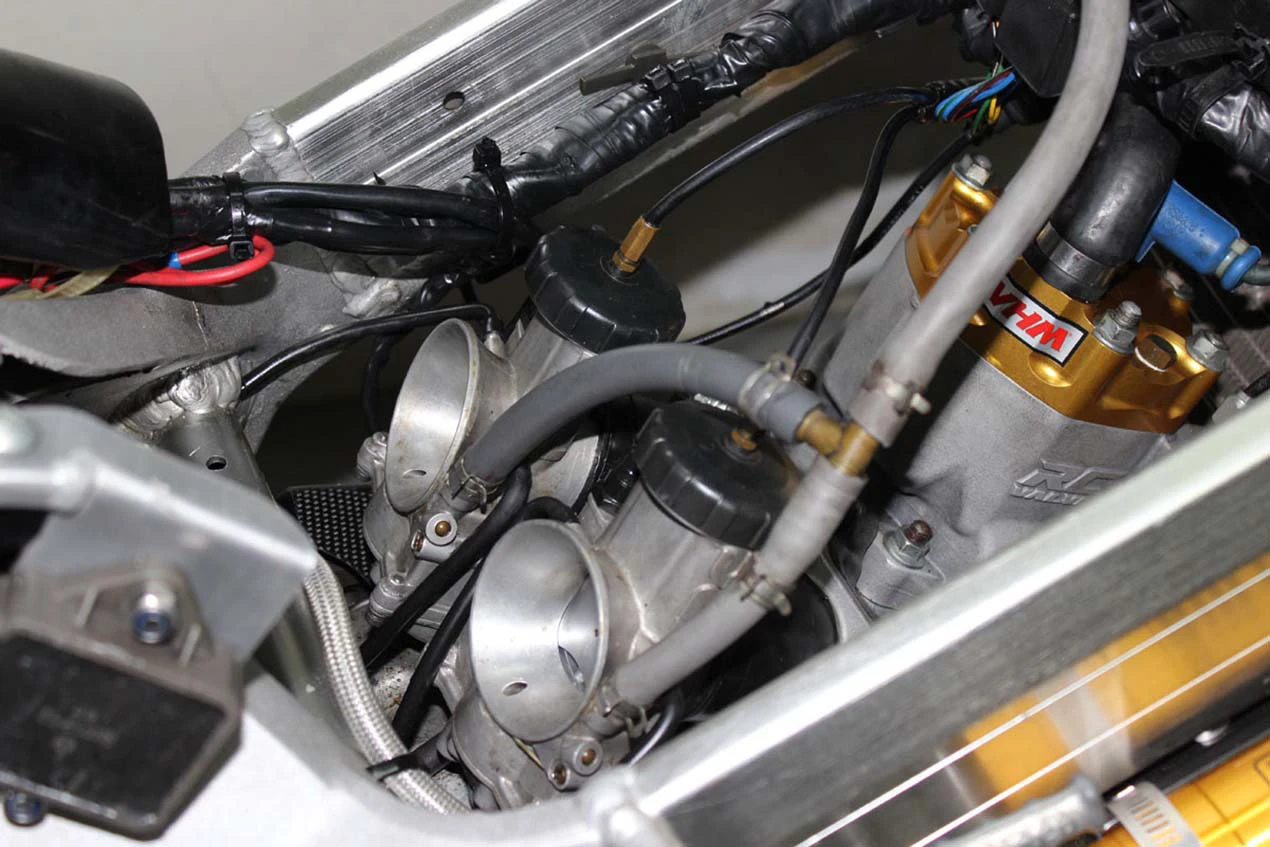 Air filters are for commuters, not for this beefed up NSR250R