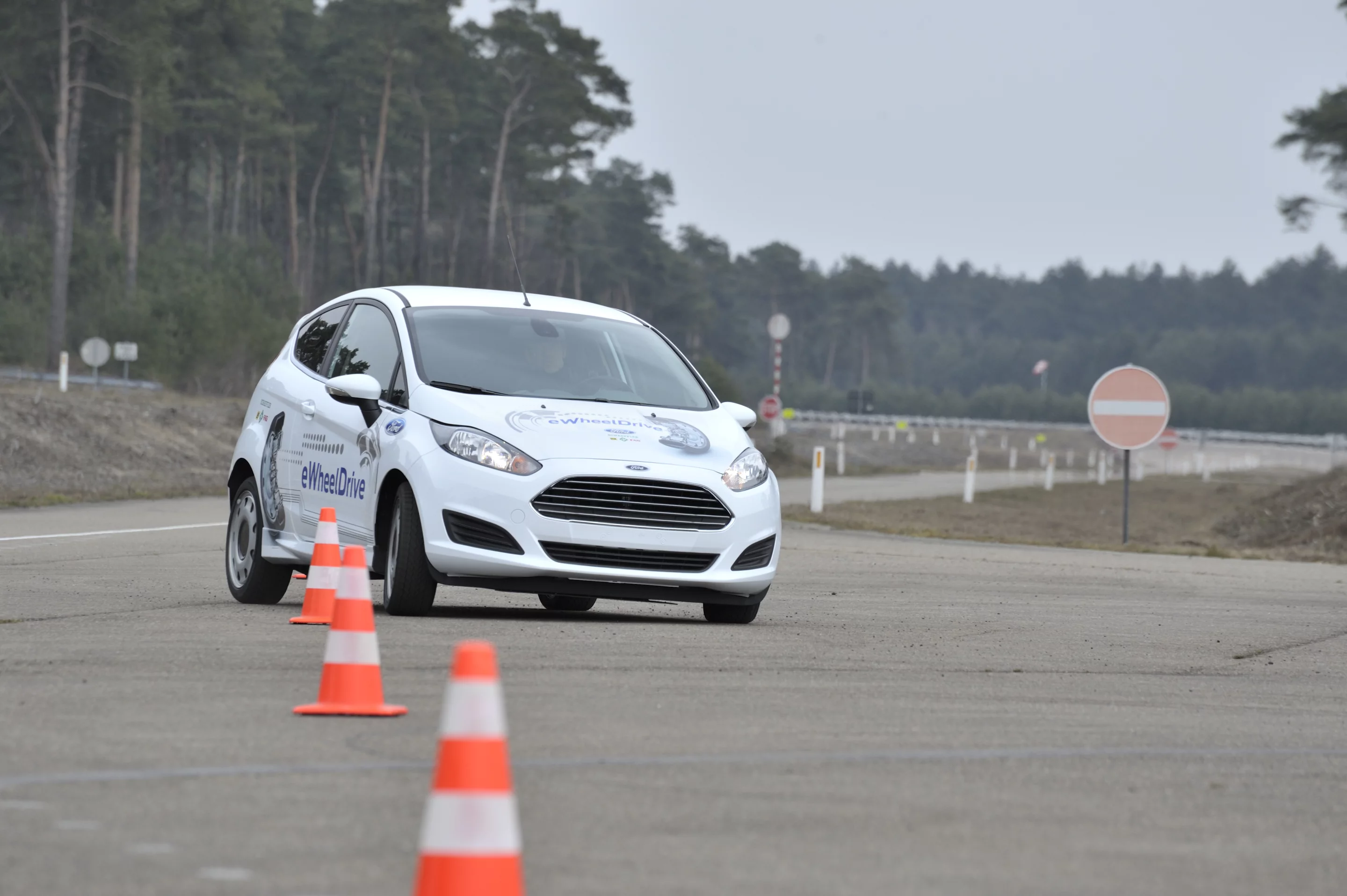 The eWheelDrive going through its paces