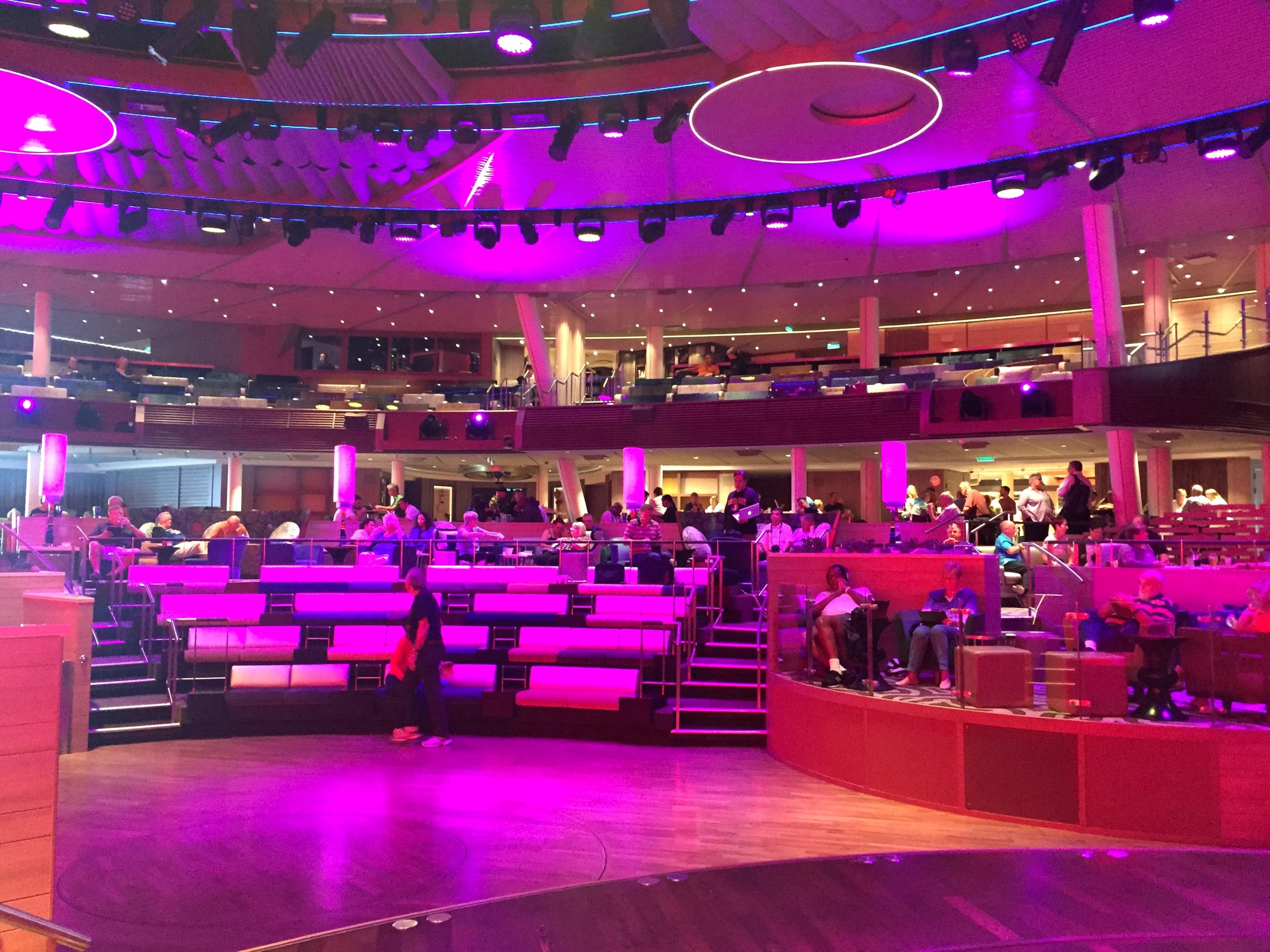 Two70 is a relaxing lounge by day and converts into a performance space at night