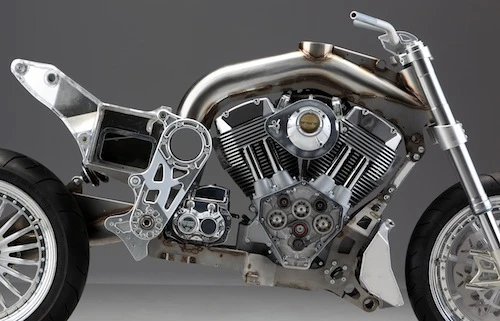 The stainless steel frame of the Duu