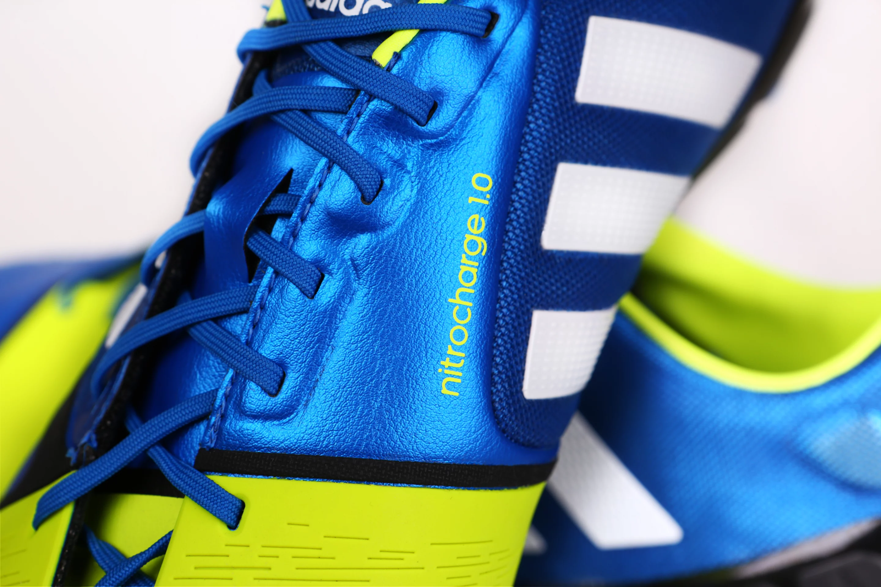 The uppers are made from a mix of synthetic and leather