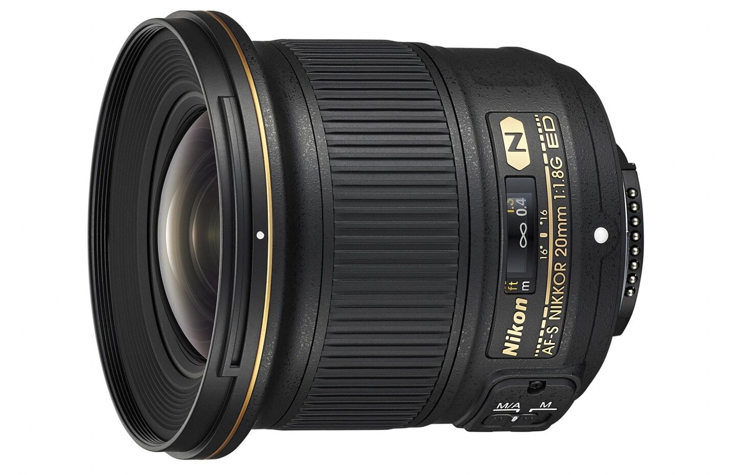 The AF-S Nikkor 20-mm F1.8G E is Nikon's first ultra wide angle with an F1.8 aperture