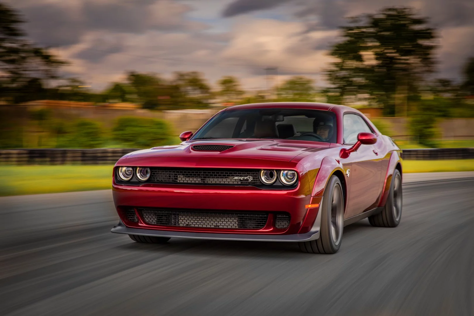 The Demon has informed the design of the Challenger SRT Hellcat Widebody