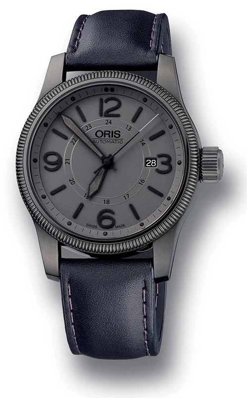 Oris Big Crown Date Stealth Grey - 44 mm diameter. Steel