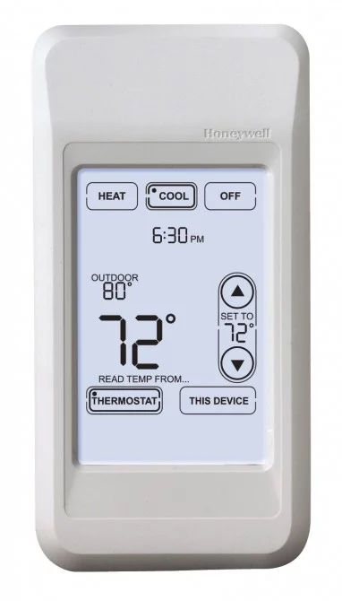 The Honeywell Portable Comfort Control remote lets you control the temperature from anywhere in the house