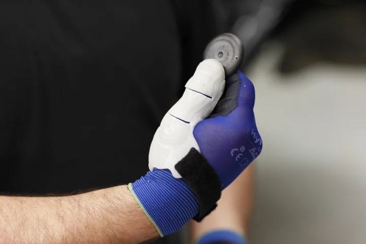 BMW has provided 3D-printed thumb supports for some of its factory workers in a pilot project