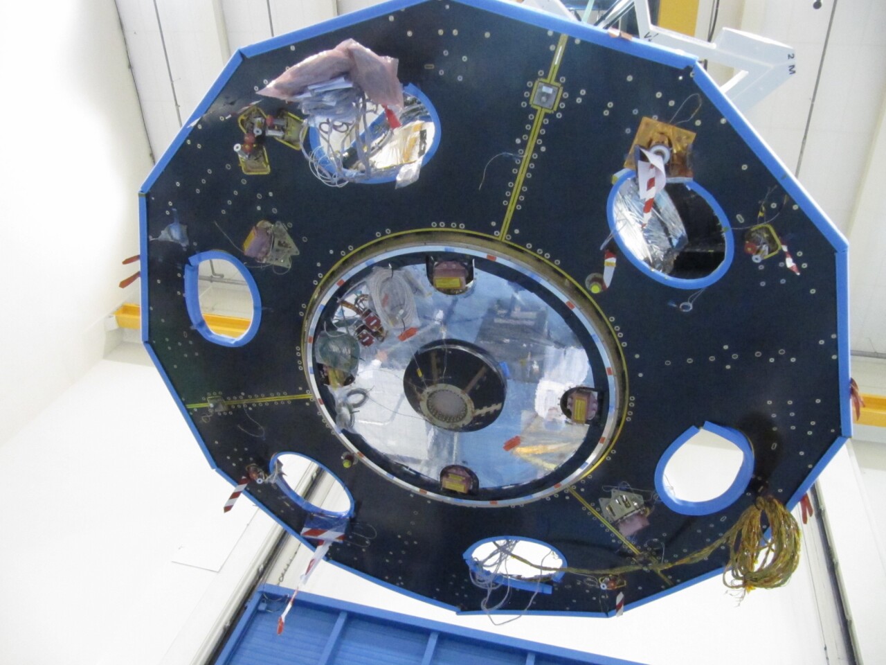 Gaia's phased-array antenna and communications module (Photo: ESA)