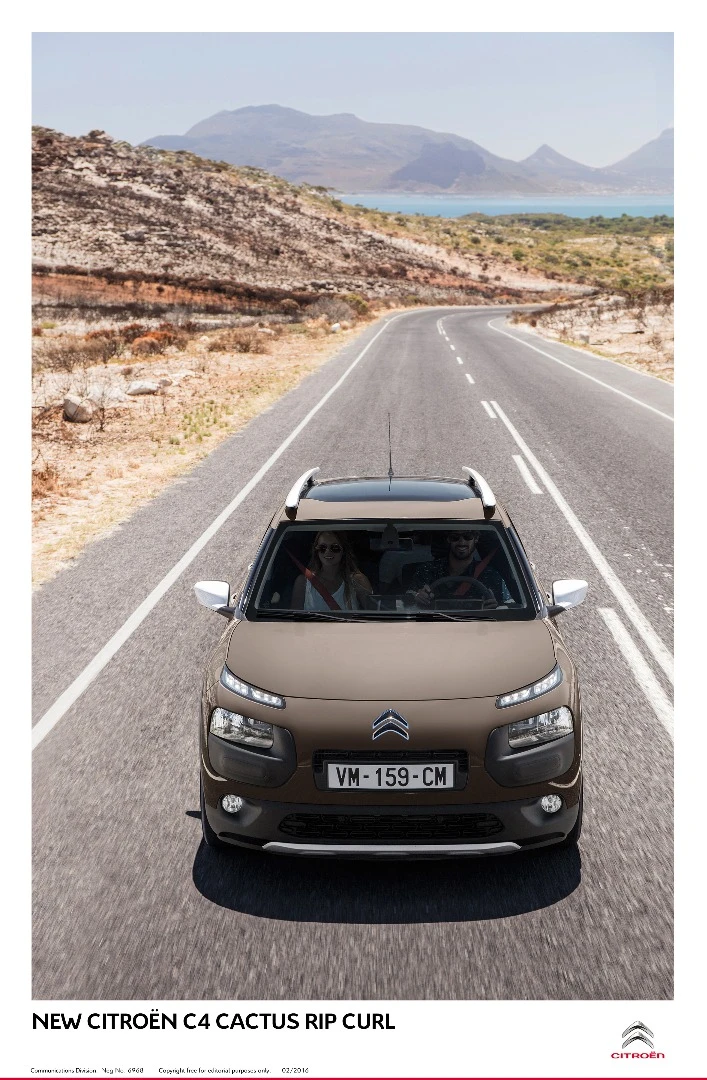 Citroën will premiere the C4 Cactus Rip Curl at the 2016 Geneva Motor Show
