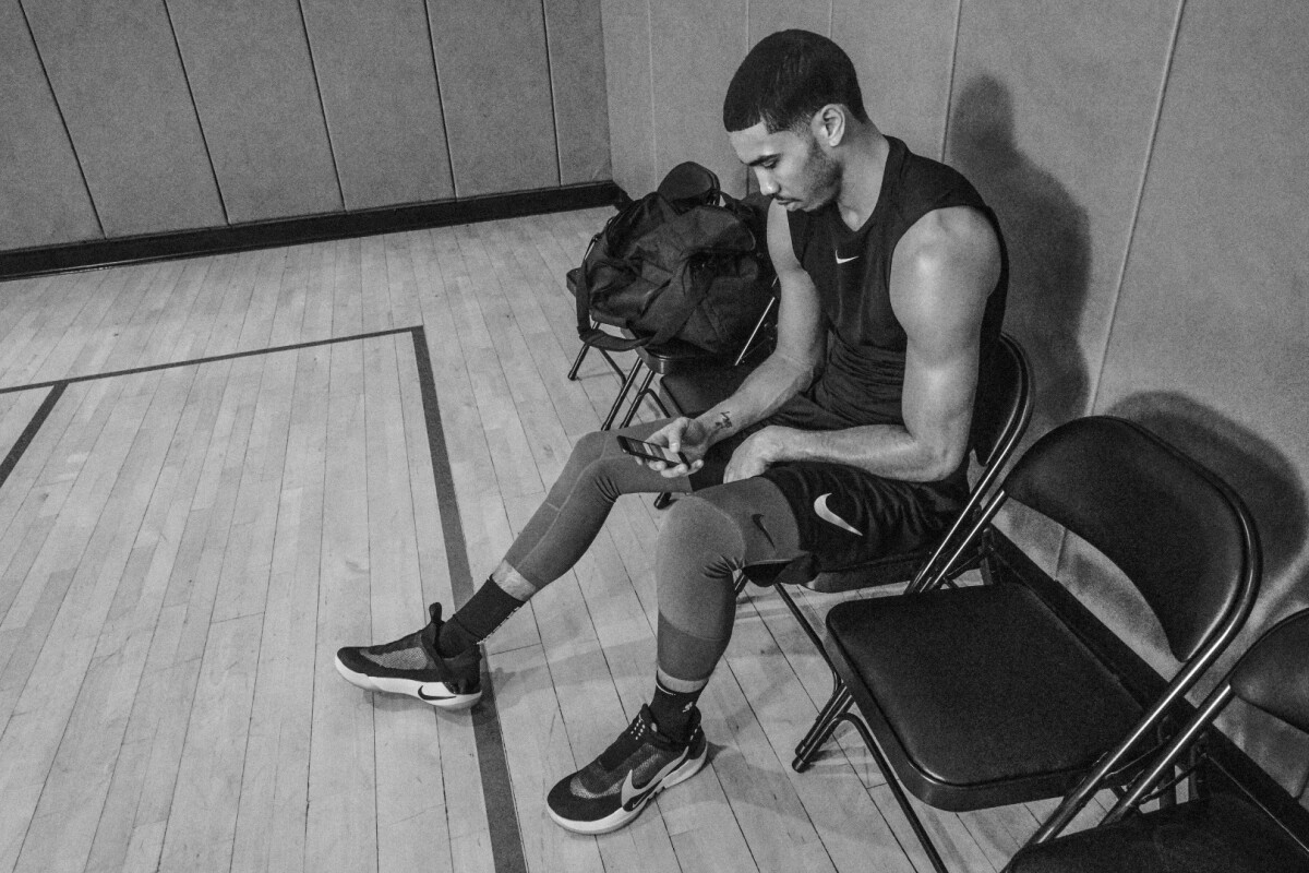 Nike even brought in Boston Celtics small foward Jayson Tatum to help it test its self-lacing sneakers through workouts and pickup games