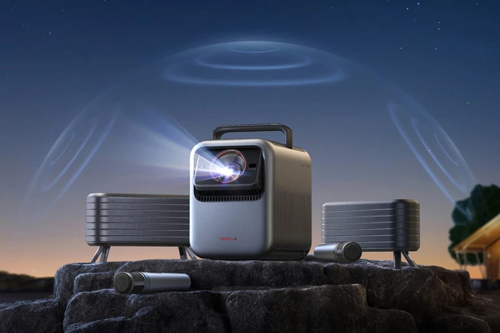 The X1 promises quick automated setup and immersive audio, with just one power cable in sight