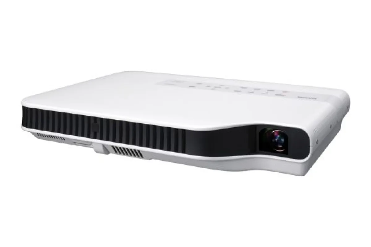 The Casio Green Slim range of projectors do away with the use of mercury thanks to a hybrid LED laser lightsource.