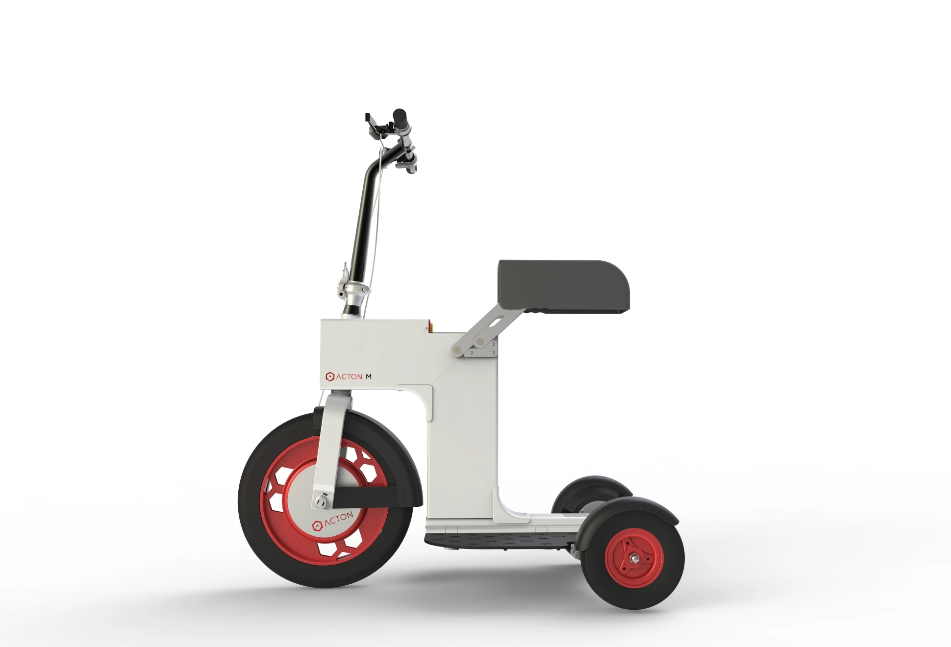 Following the success of it spnKiX motorized skates, Acton, Inc. recently revealed a new electric motorbike called the M Scooter, which the company claims can fold up into about half its size for easier storage