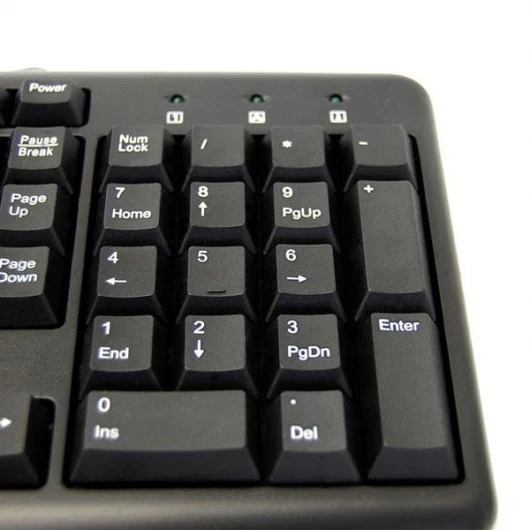 The number pad of the Silent Keyboard EX