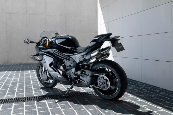 The 750SR-S is CFMoto’s first inline-four motorcycle, with a global debut expected at this year’s EICMA