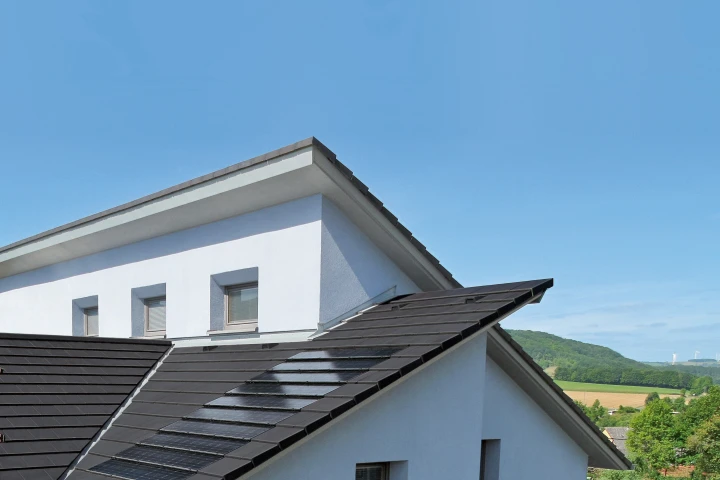 Stafier's PV roof tile system recesses into the roof