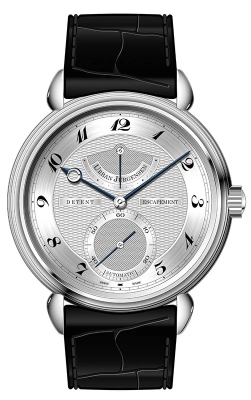 Urban Juergensen Chronometre P8 Automatique - 44 mm diameter. White gold