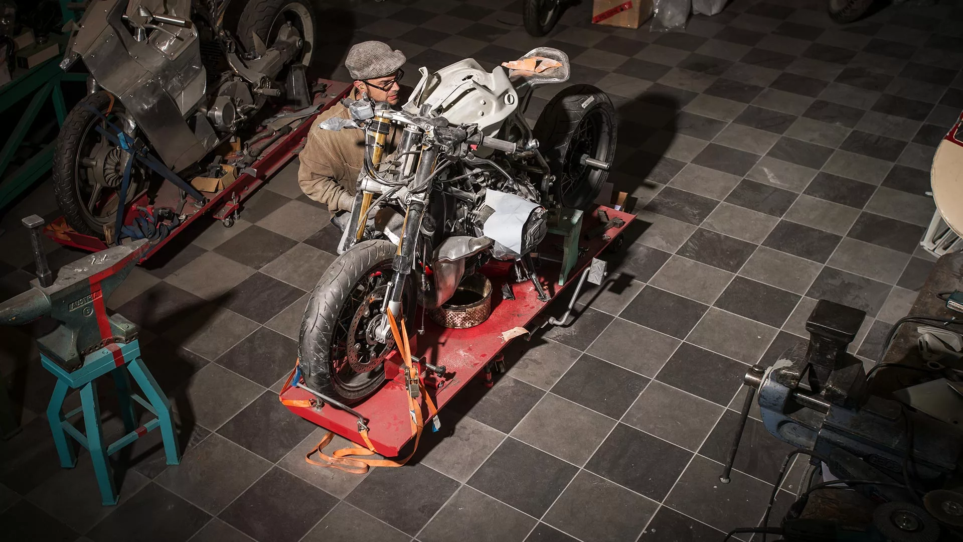 Blechmann doesn't work from sketches often, preferring to imagine things by hand