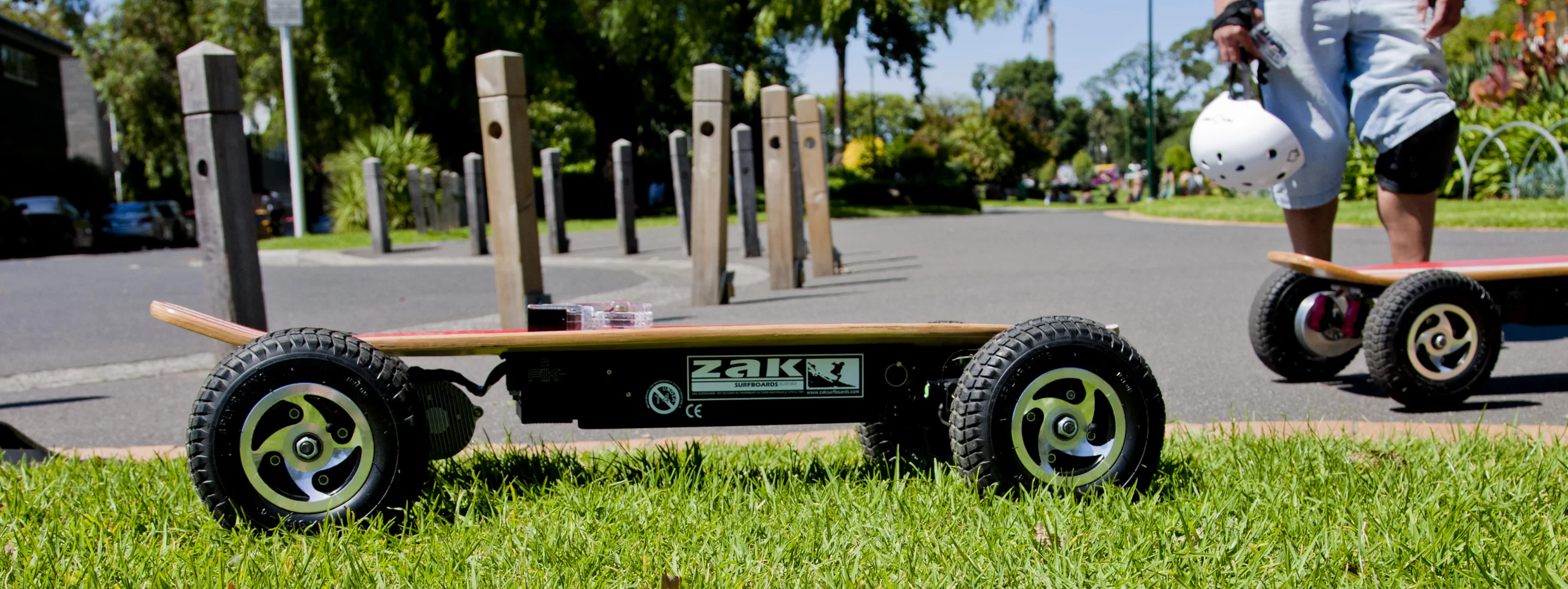 Tom's kneecaps and his boards