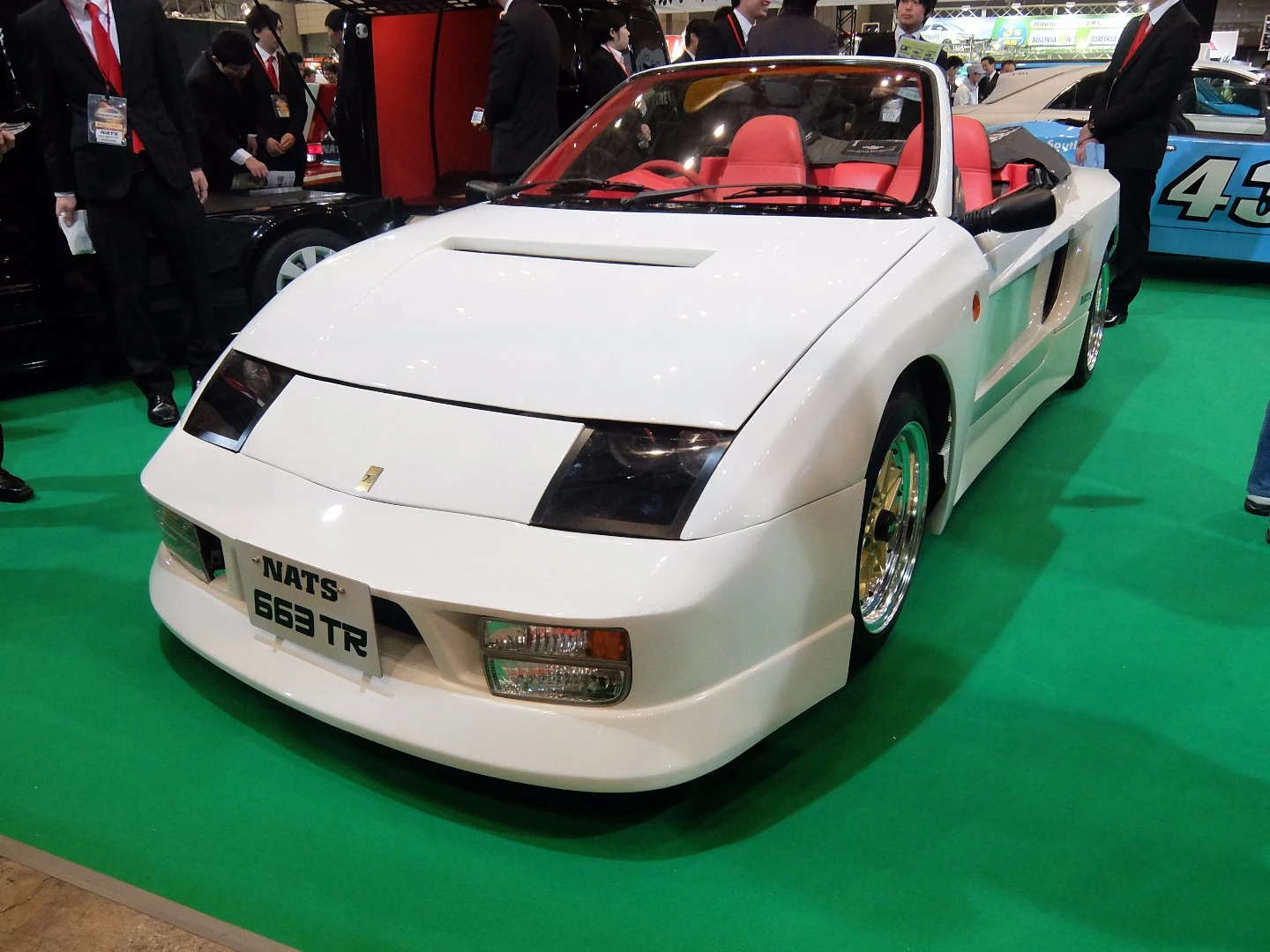 Created by NATS, is their take on a miniature Ferrari Testarossa. The base car was an old Honda Beat, Kei-Car. As it was mid-engined as well, there is some level of authenticity