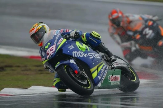 Marco Melandri is showing the benefits of consistency - his third place has now netted him second place overall in the title chase - from two thirds and a fourth place.
