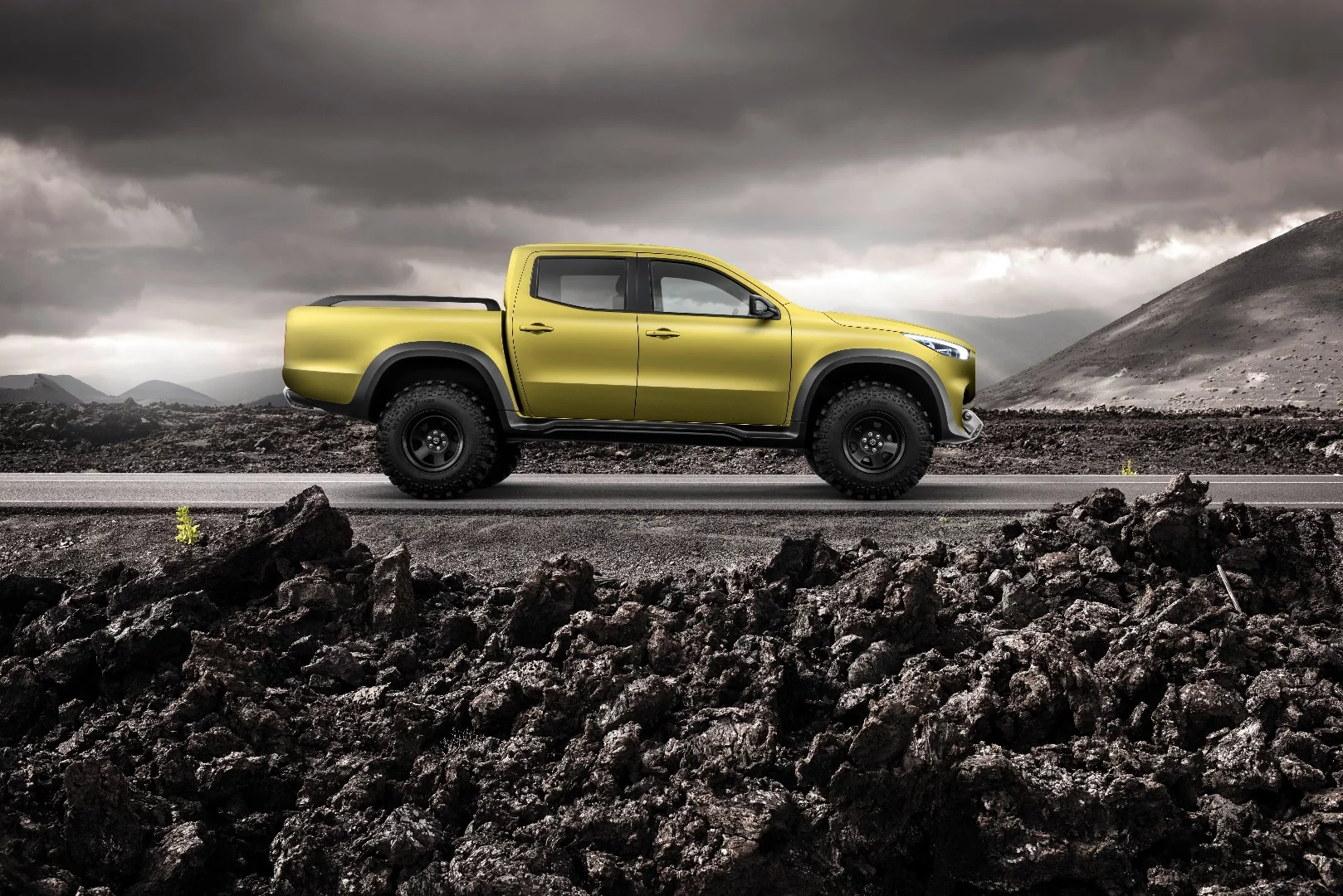 The X-Class is built on the same platform as the Renault Alaskan