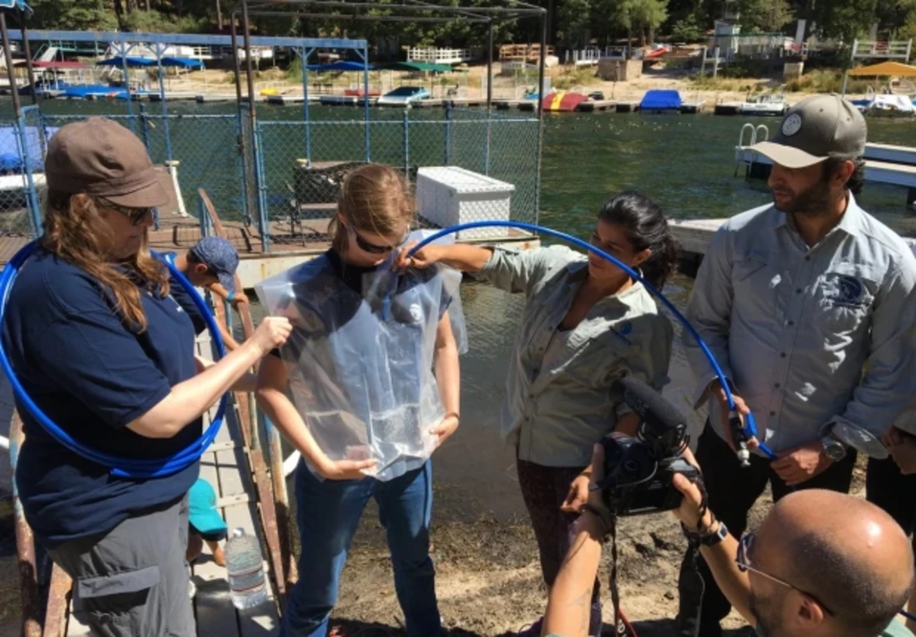 The team has developed several prototypes of its WaterVest