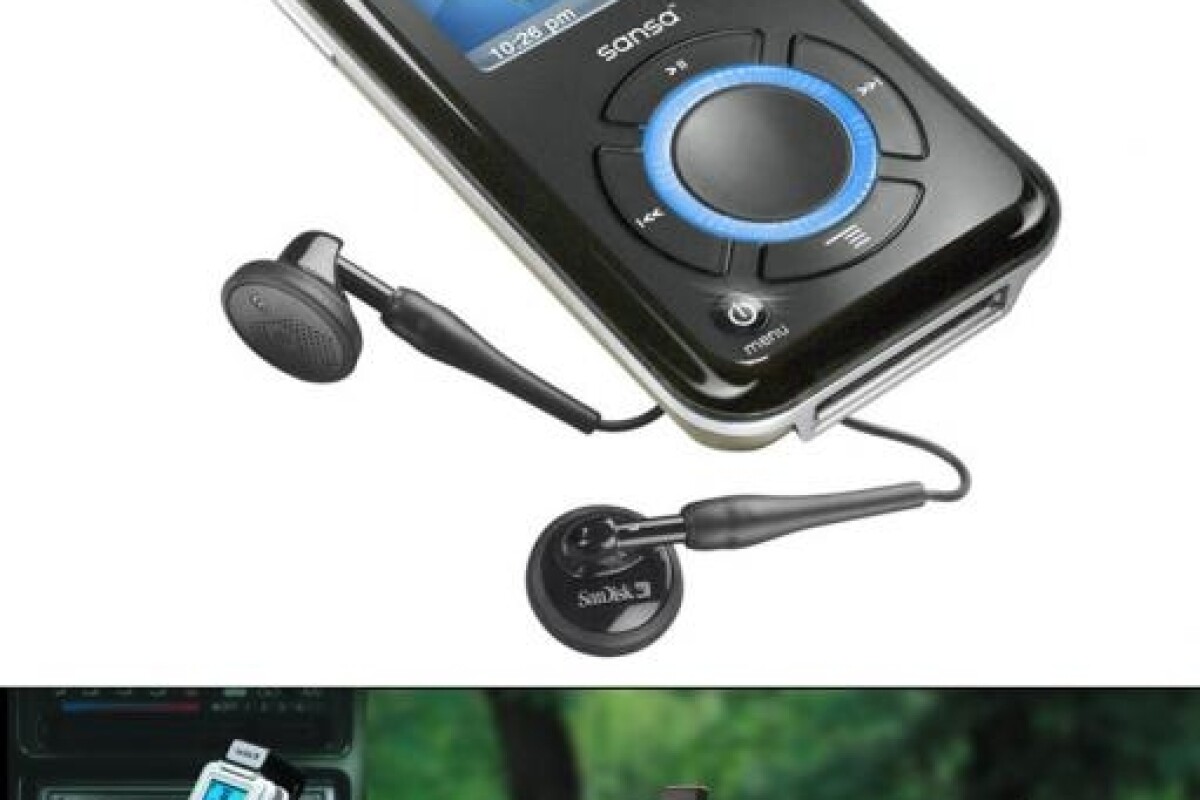 World's largest capacity flash MP3 player 8 GB Sansa e280