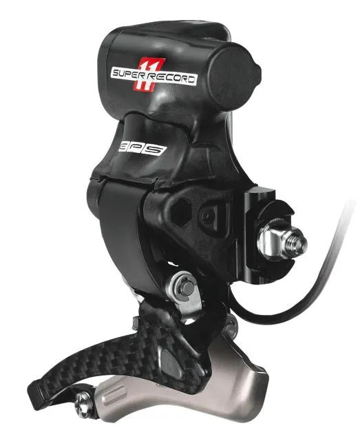 The Campagnolo Super Record EPS front derailleur