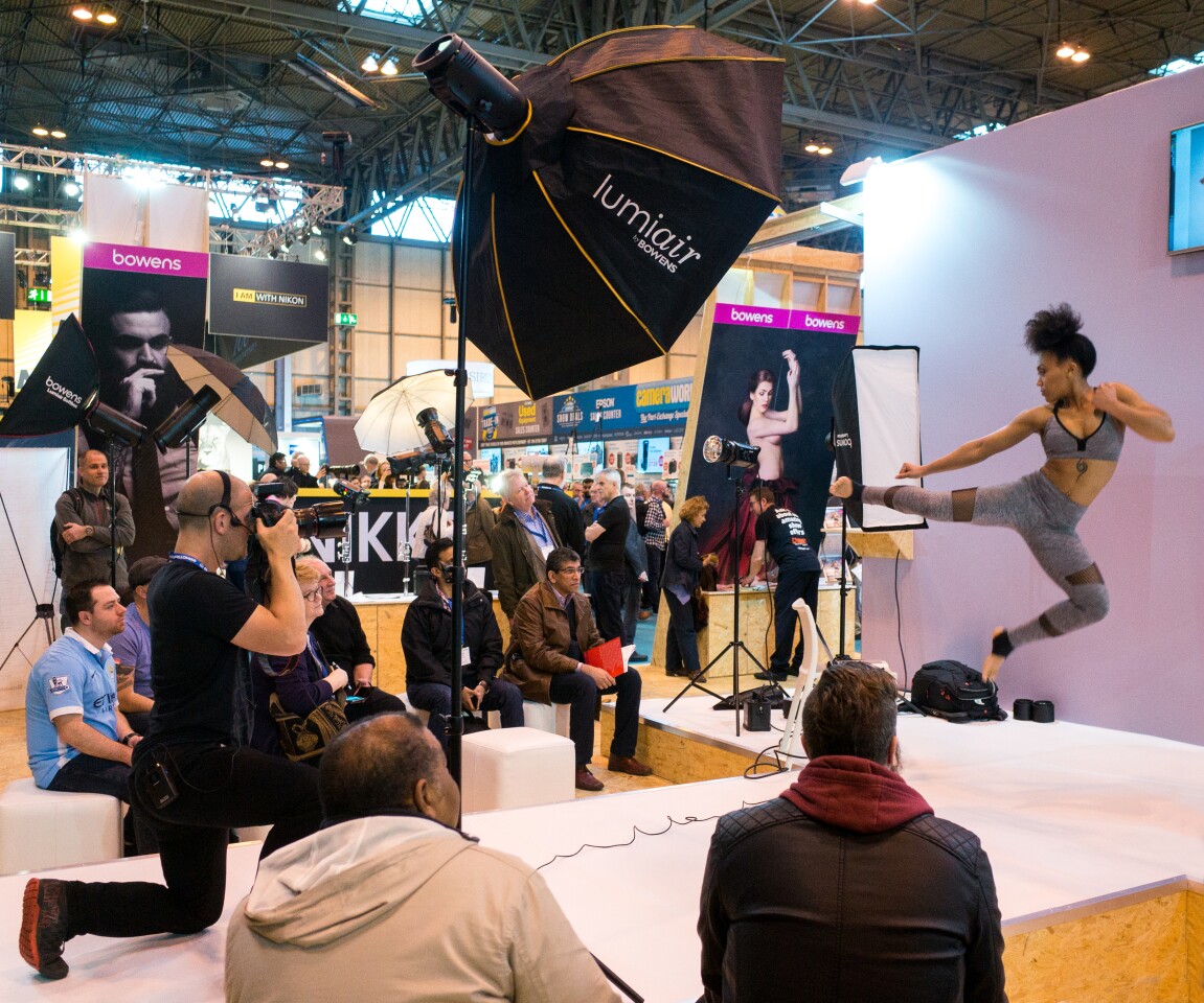 Professional photographers gave a number of demos at The Photography Show 2017