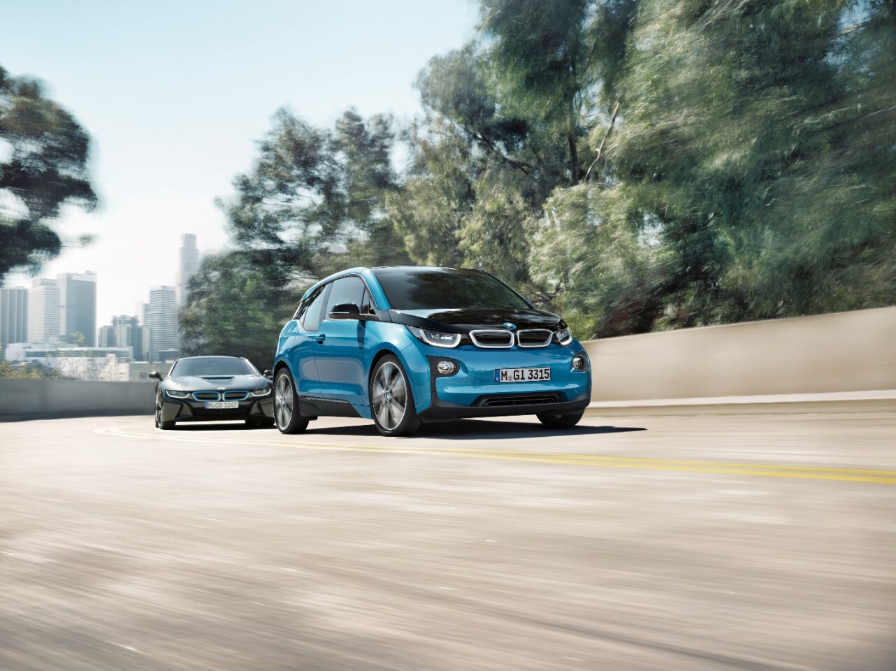 The i3's handsome styling remains unchanged