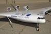 Boeing's Blended-Wing Body (BWB) X-48B prototype - designed for high-lift, low-drag aerodynamics. Photo by Tony Landis, Boeing.