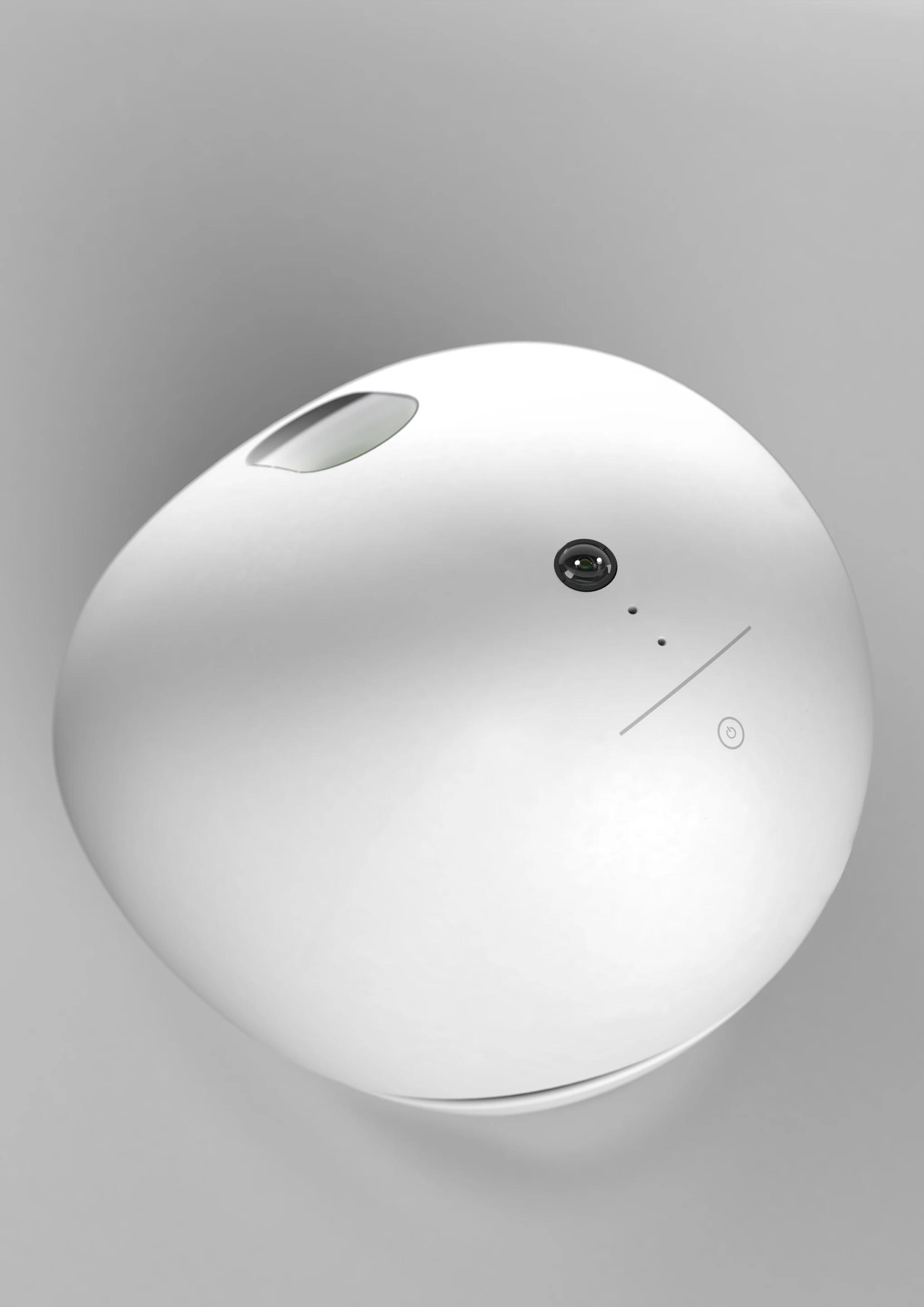 Top view of the Keecker robot