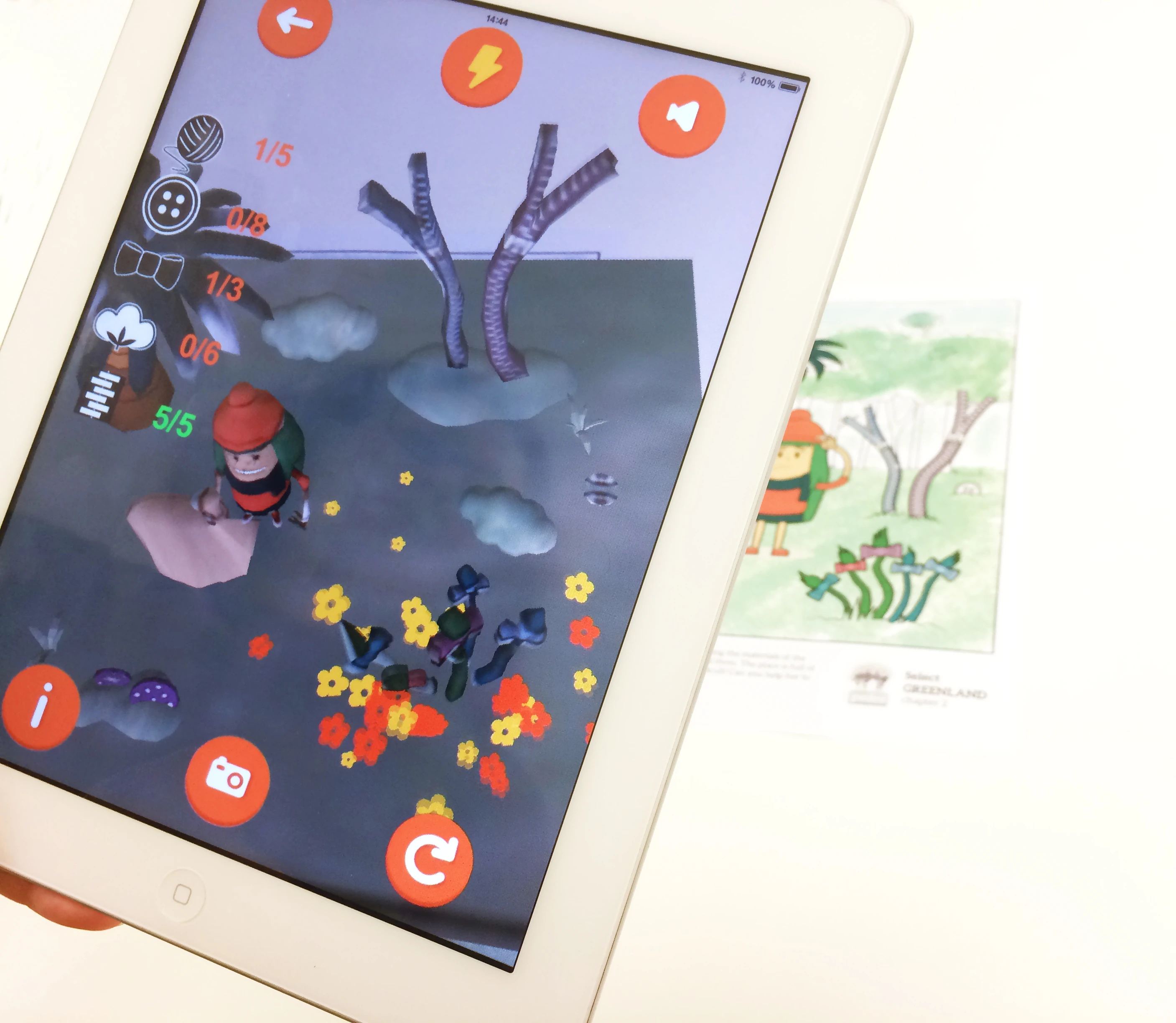 Within Chromville there are a series of on-screen mini-games which feature the characters as designed by the user