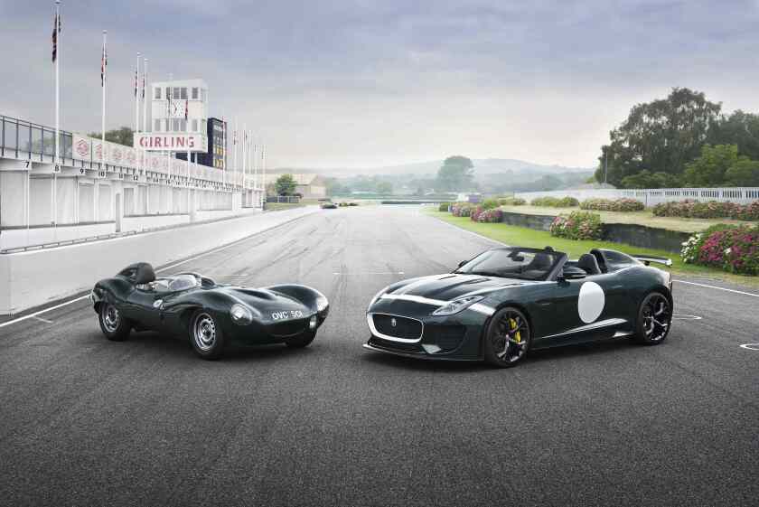 The Jaguar F-Type Project 7 and the D-Type
