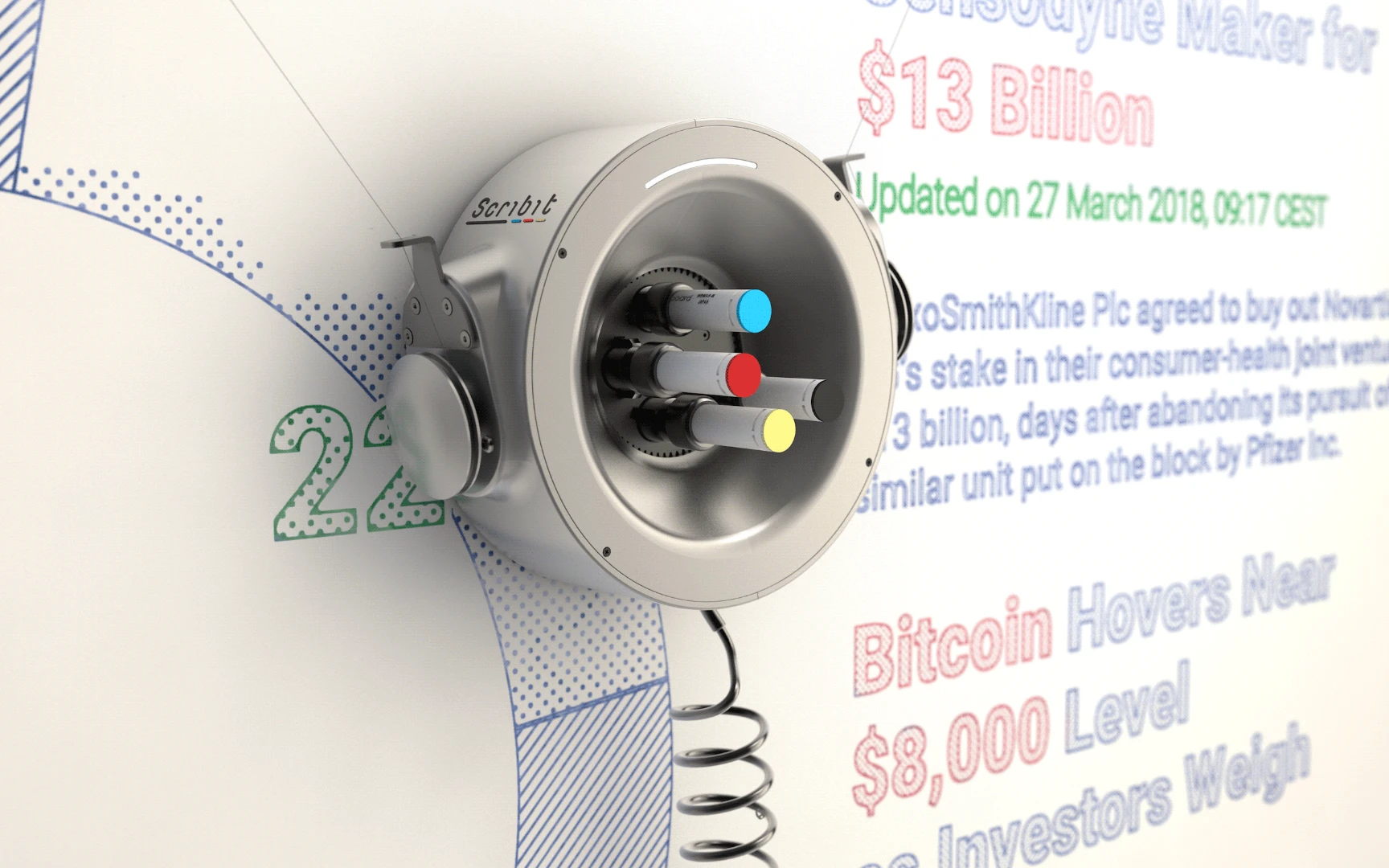 Scribit will be the subject of an upcoming crowdfunding campaign