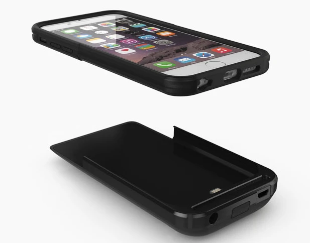 The battery portion of the PWR Case is removable