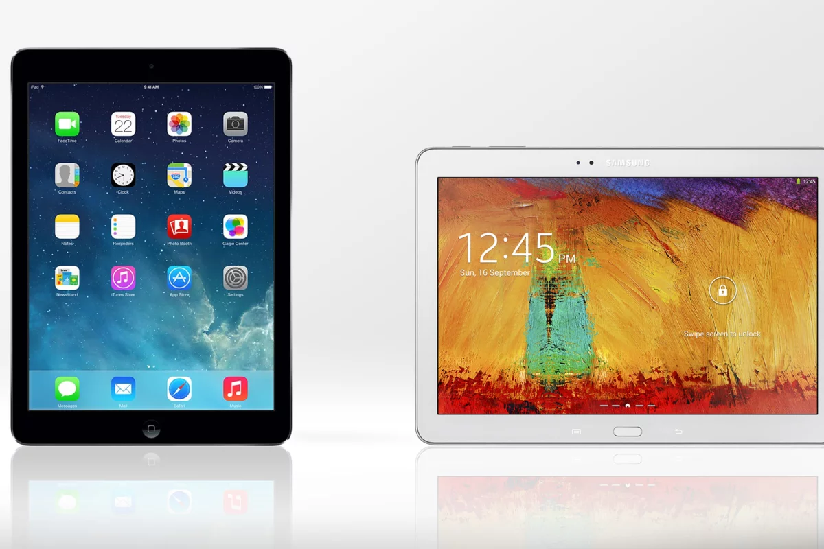 Gizmag compares the features and specs of the iPad Air and the 2014 edition of the Galaxy Note 10.1