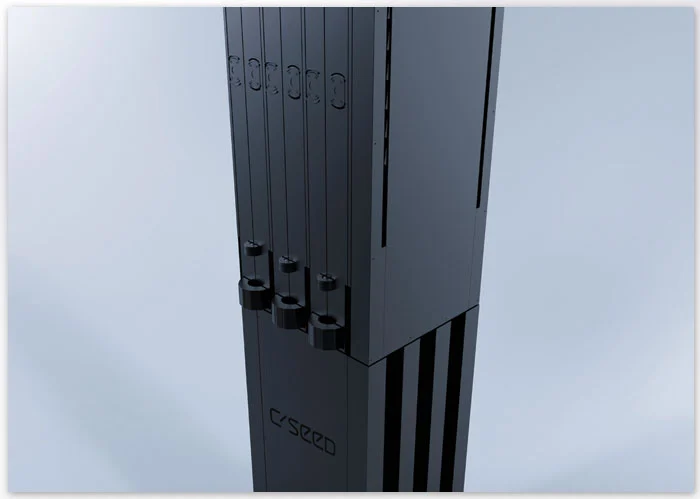 C SEED 201 outdoor LED television folded