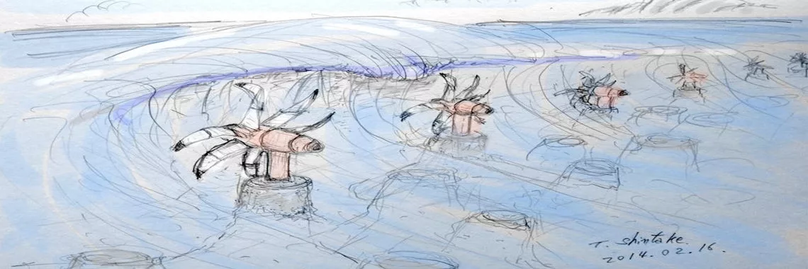 The turbines have been designed to withstand rough seas and extreme weather like typhoons, while also ensuring the safety of sea life around them