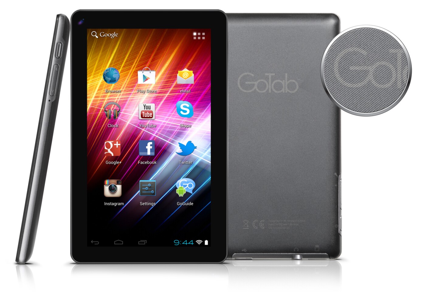 The GBT6 is capable of Full HD video playback, has a front-facing VGA webcam and sports a textured rear body surface for hand-held comfort