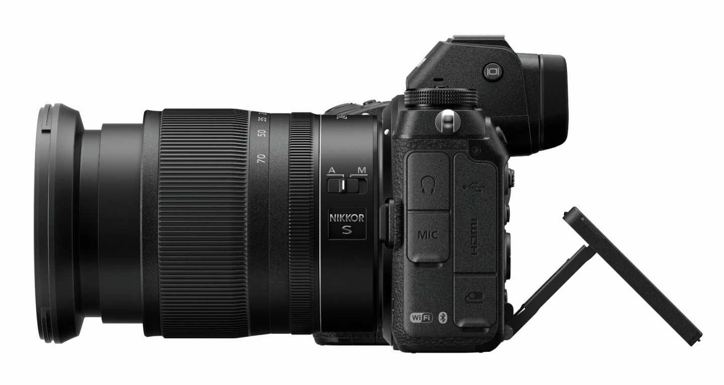 The Z 6 allows photographers to get low down while framing a shot, thanks to the tilting touchscreen display panel