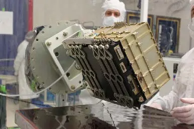 LLCD Modem Module is installed onto the LADEE spacecraft (Image: MIT/LL)