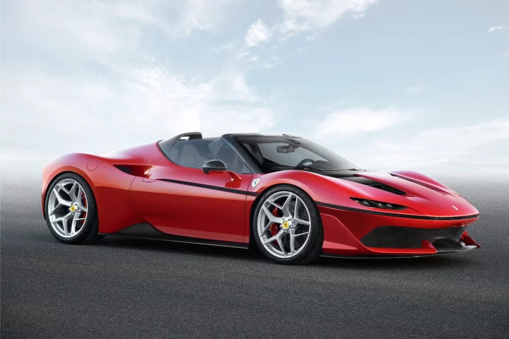 The Ferrari J50 was launched in Tokyo