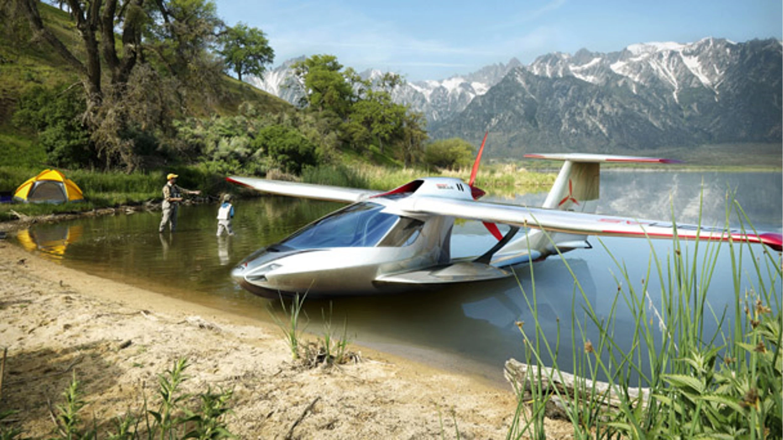 The ICON A5 on holiday