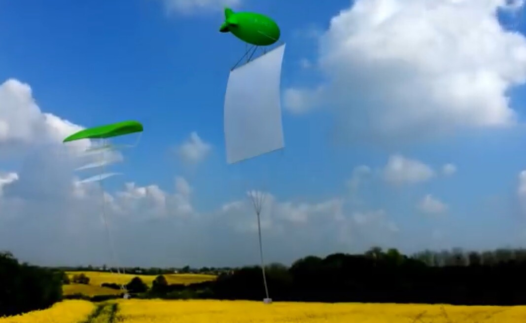 The Air HES can also collect fog closer to the ground