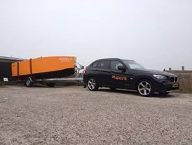 On its way to the water