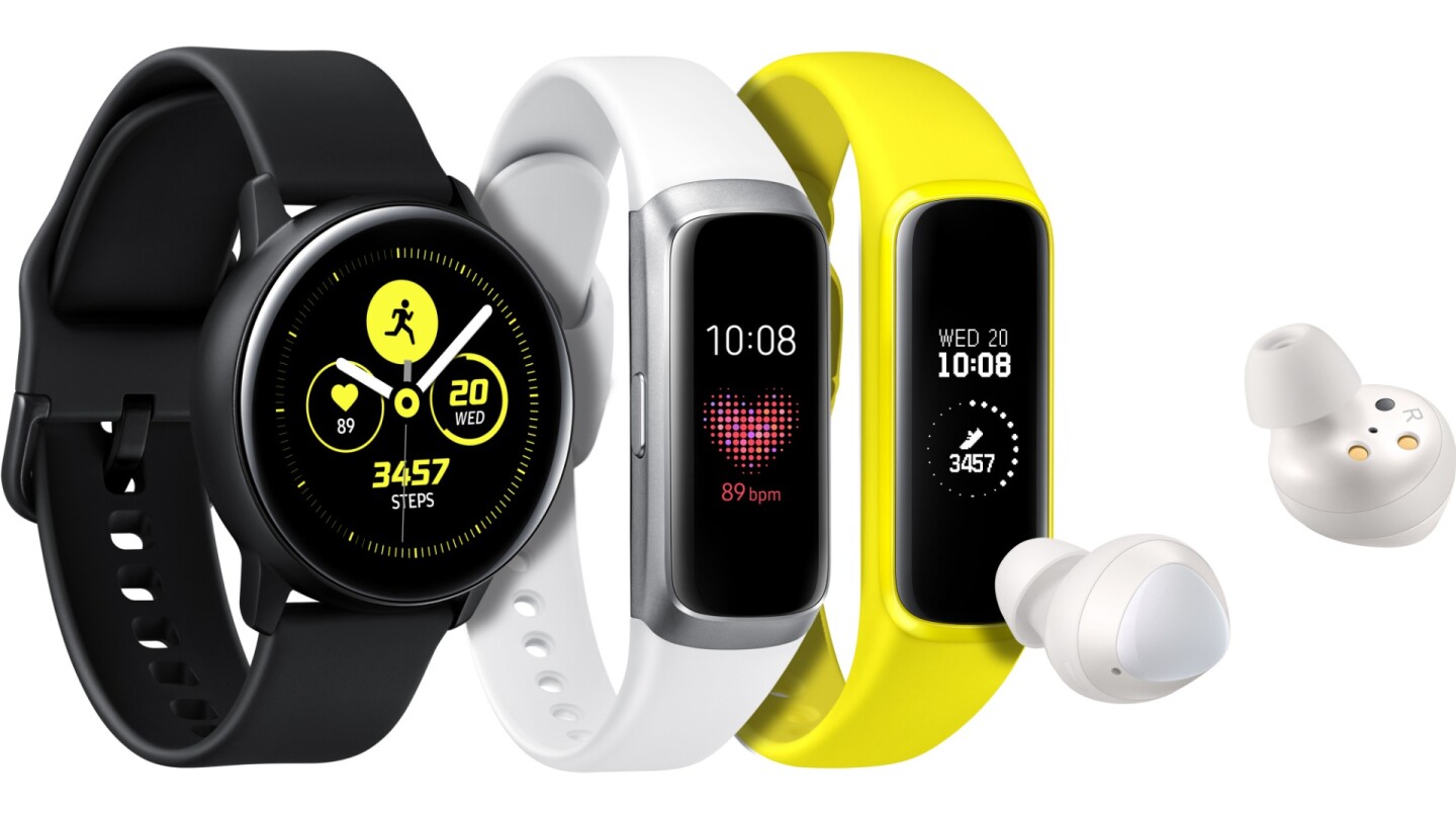 Samsung's launched a set of new wearables last week