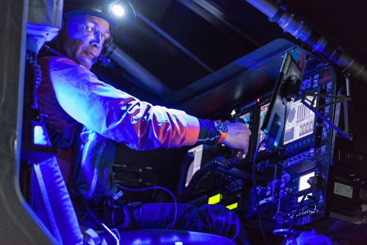 Bertrand Piccard performs a training flight with Solar Impulse 2 in Hawaii