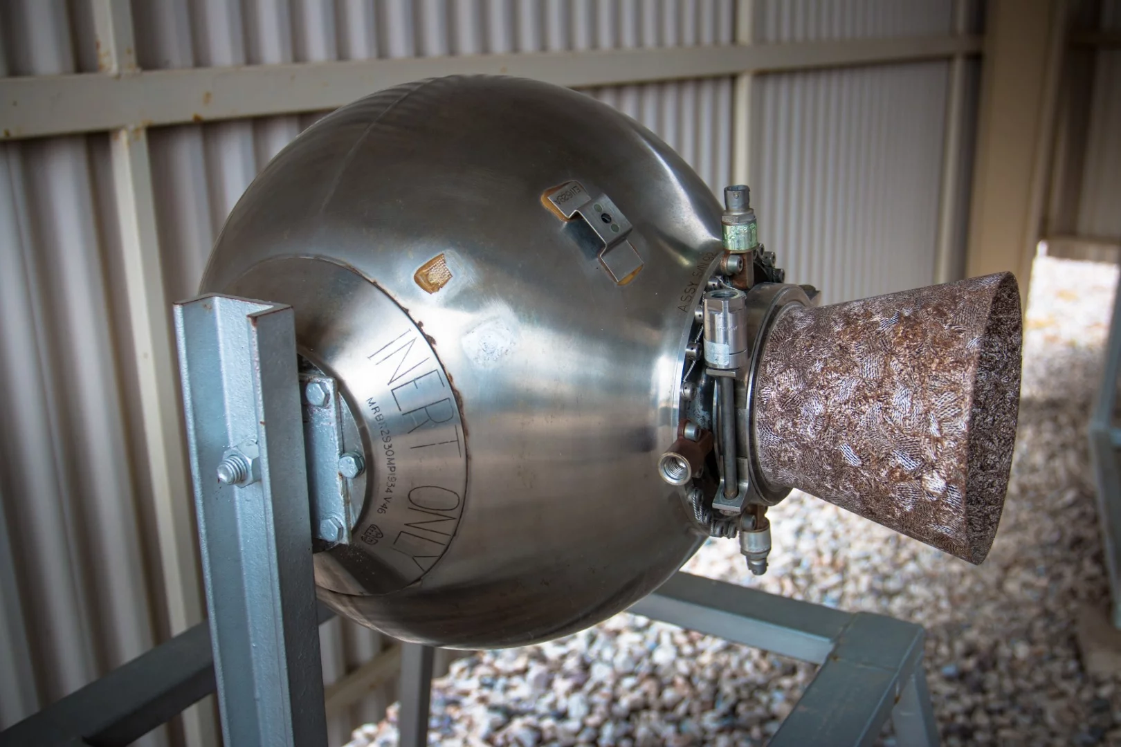 A vernier motor used for attitude control for the Titan II missile